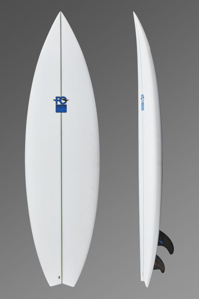 FCD Surfboards_Shortboard_Mullet Blue Logo Front + Side_Grey Gradient.jpg