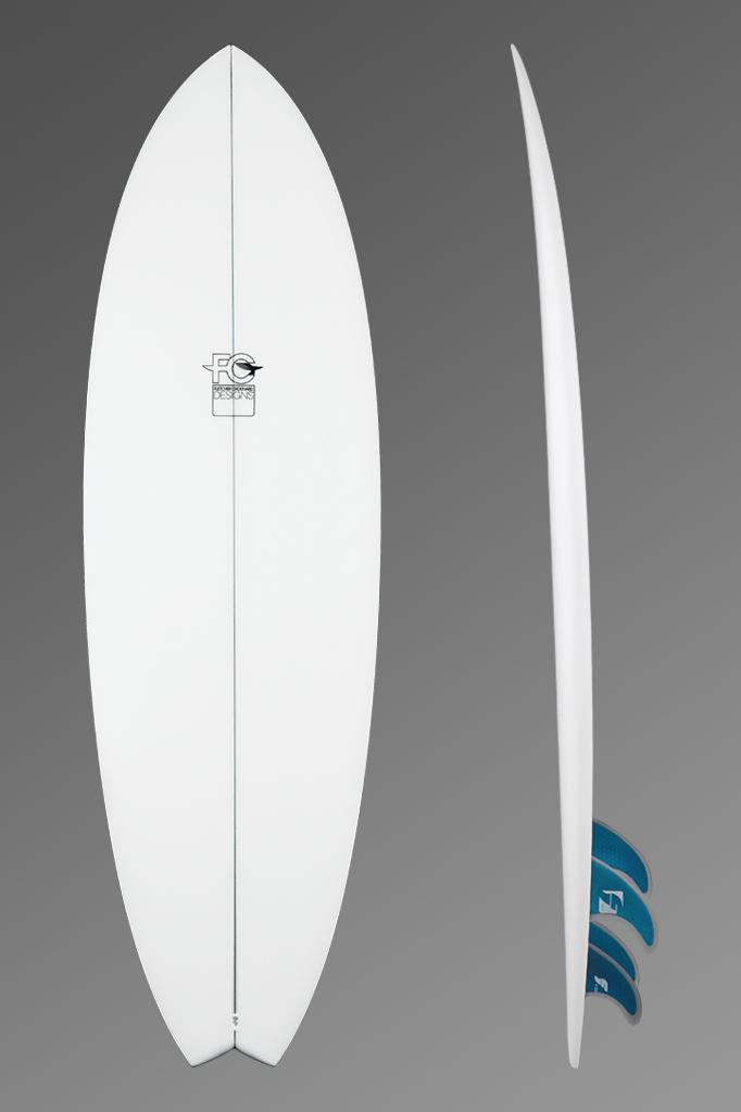 FCD Surfboards Shortboard Fark Deck + Rocker Profile