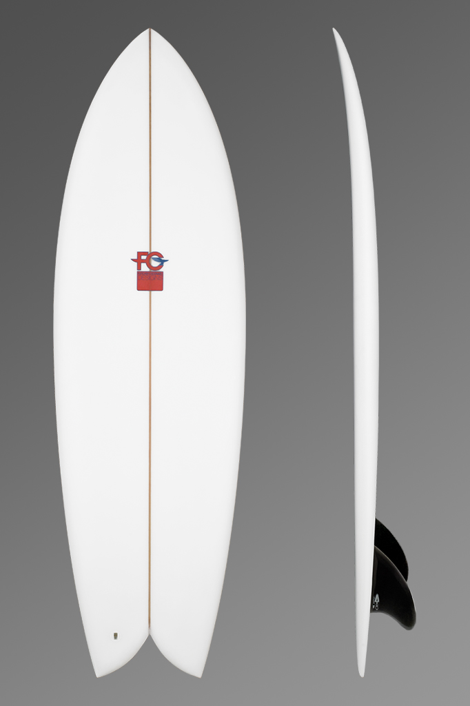 FCD Surfboards Shortboard Fish Deck + Rocker Profile