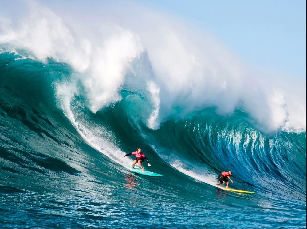 “EDDIE WILL PICK THE WINNER. HE PICKED THE ON-DUTY LIFEGUARD. HOW FITTING.” ON THE BEACH AT THE EDDIE AIKAU