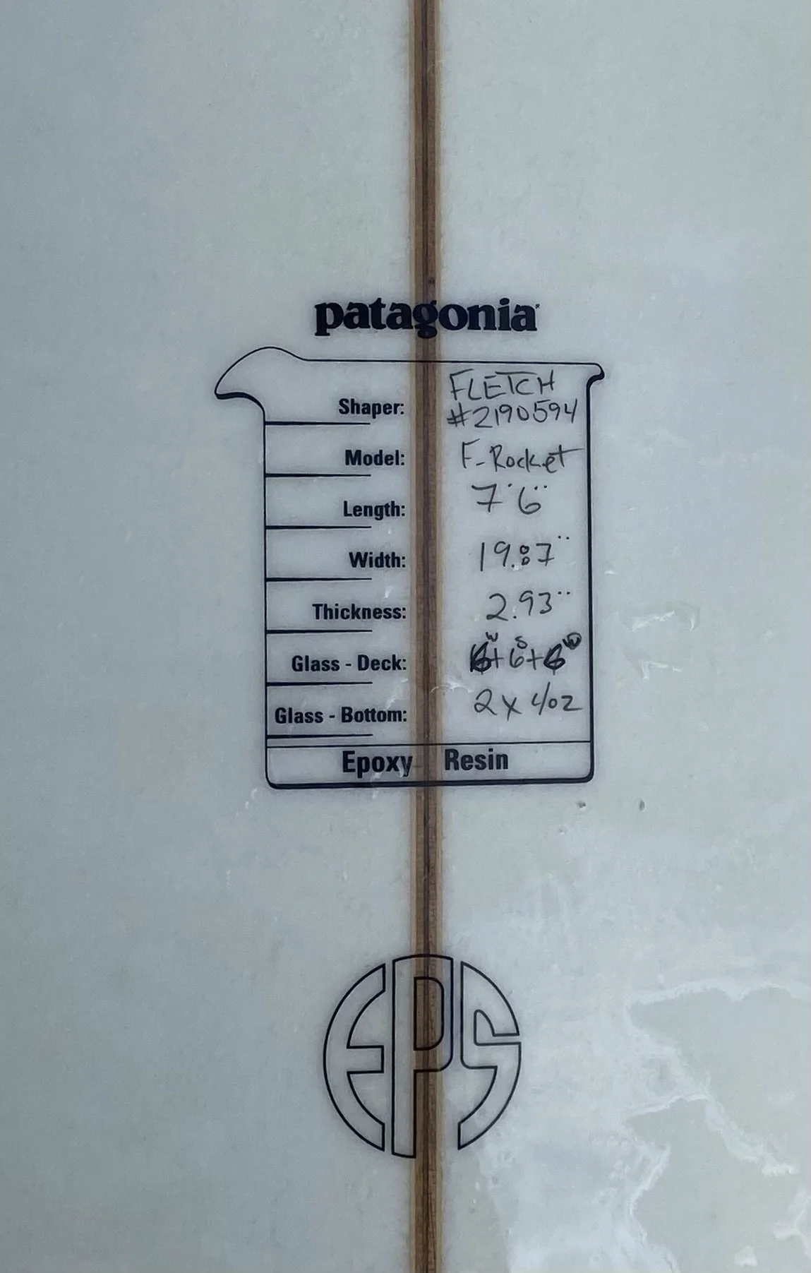 Patagonia Daily F-ROCKET サーフボード 7'6