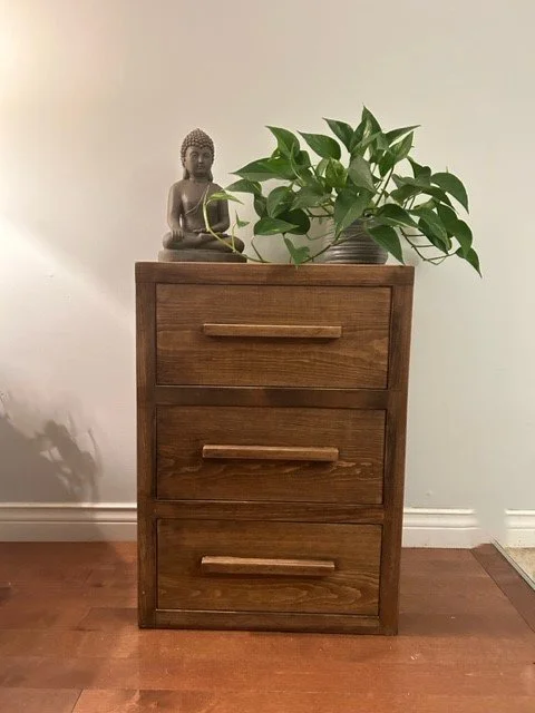 Three Drawer Nightstand