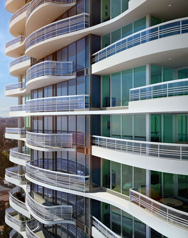 Shangri_La, Toronto where the developer added beautiful balconies