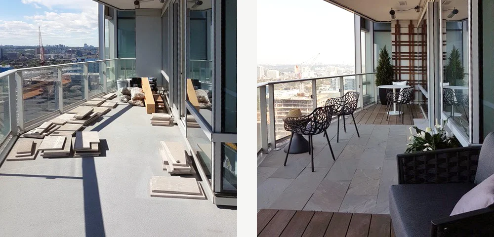 Beautiful balcony design fulfillment - Garden Connections