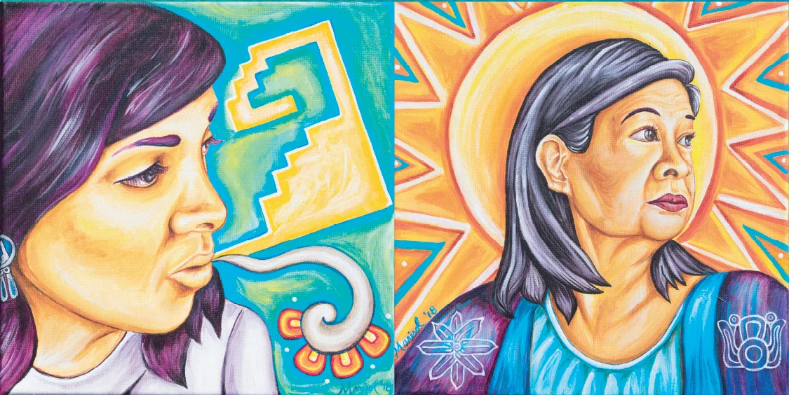 Left to Right: Mita Cuaron, Paula Crisostomo, 2018 by Marisol Torres