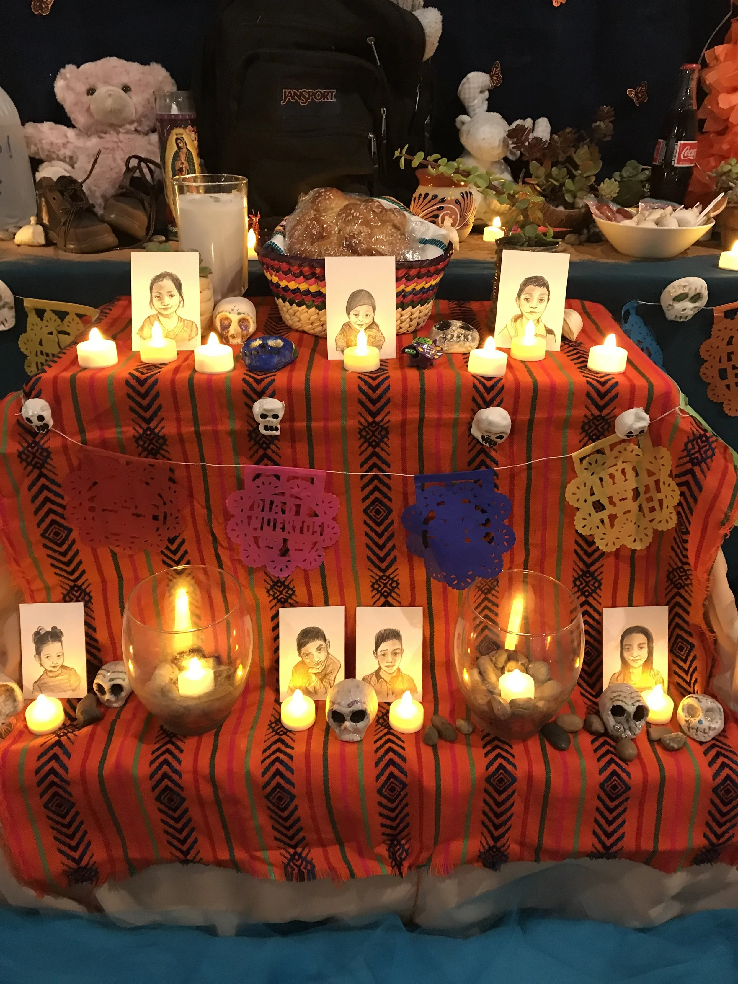 Youth Committee Honors Children Who Died Crossing the Border Through Dia de los Muertos Altar