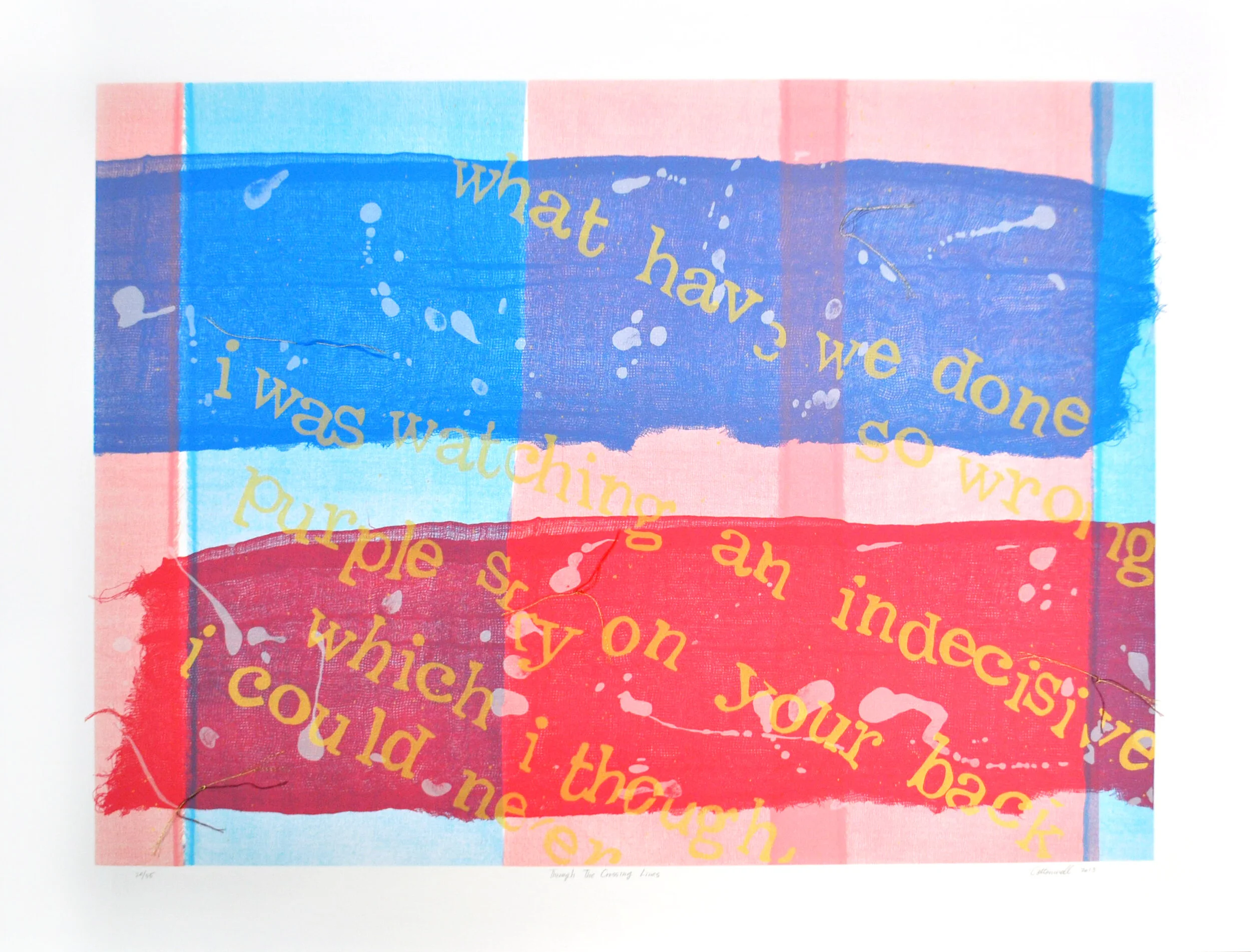 Yu Cotton-Well, Through the Crossing Lines, 2013