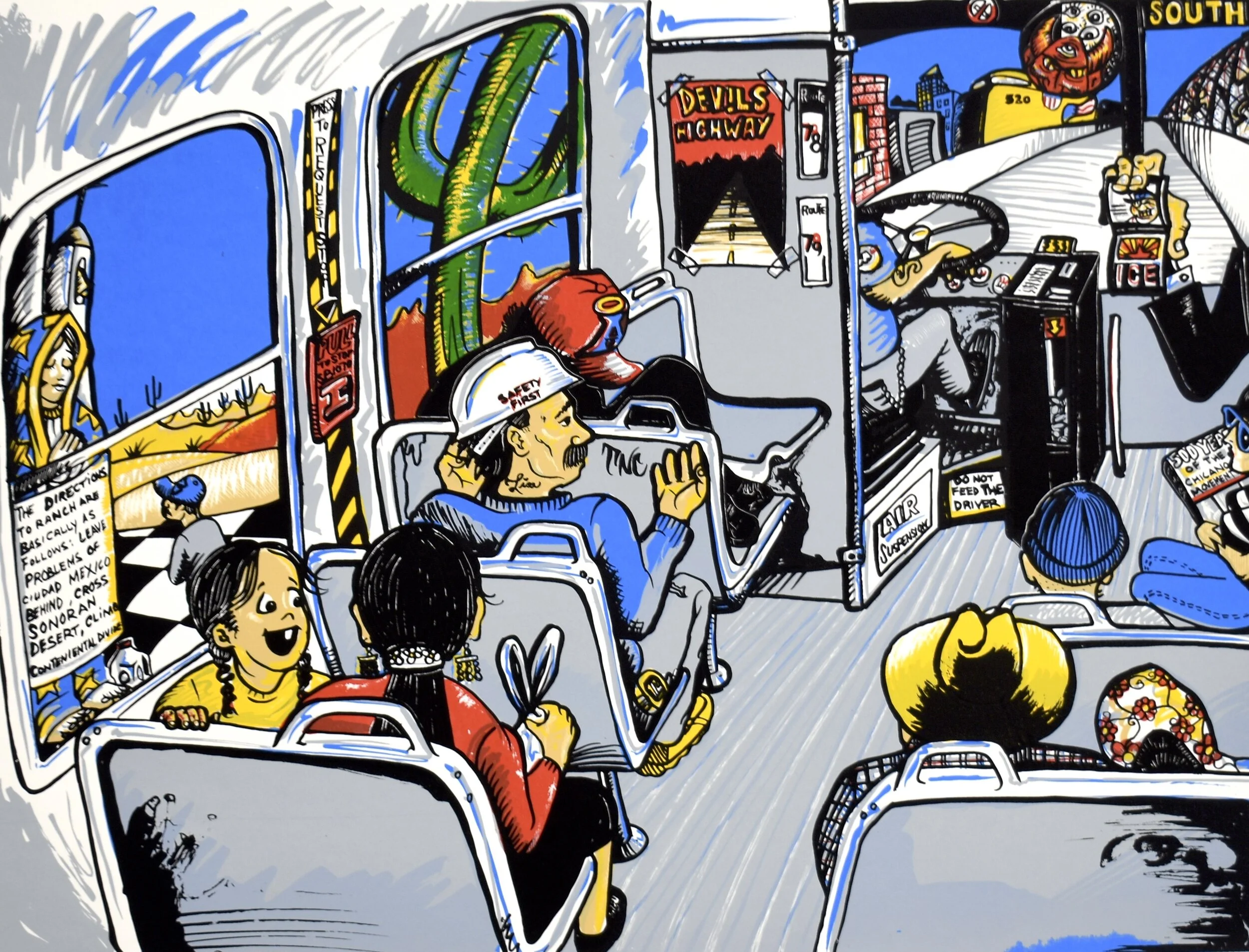 Melo Dominguez, Arizona Highway, 2012 — Self Help Graphics & Art