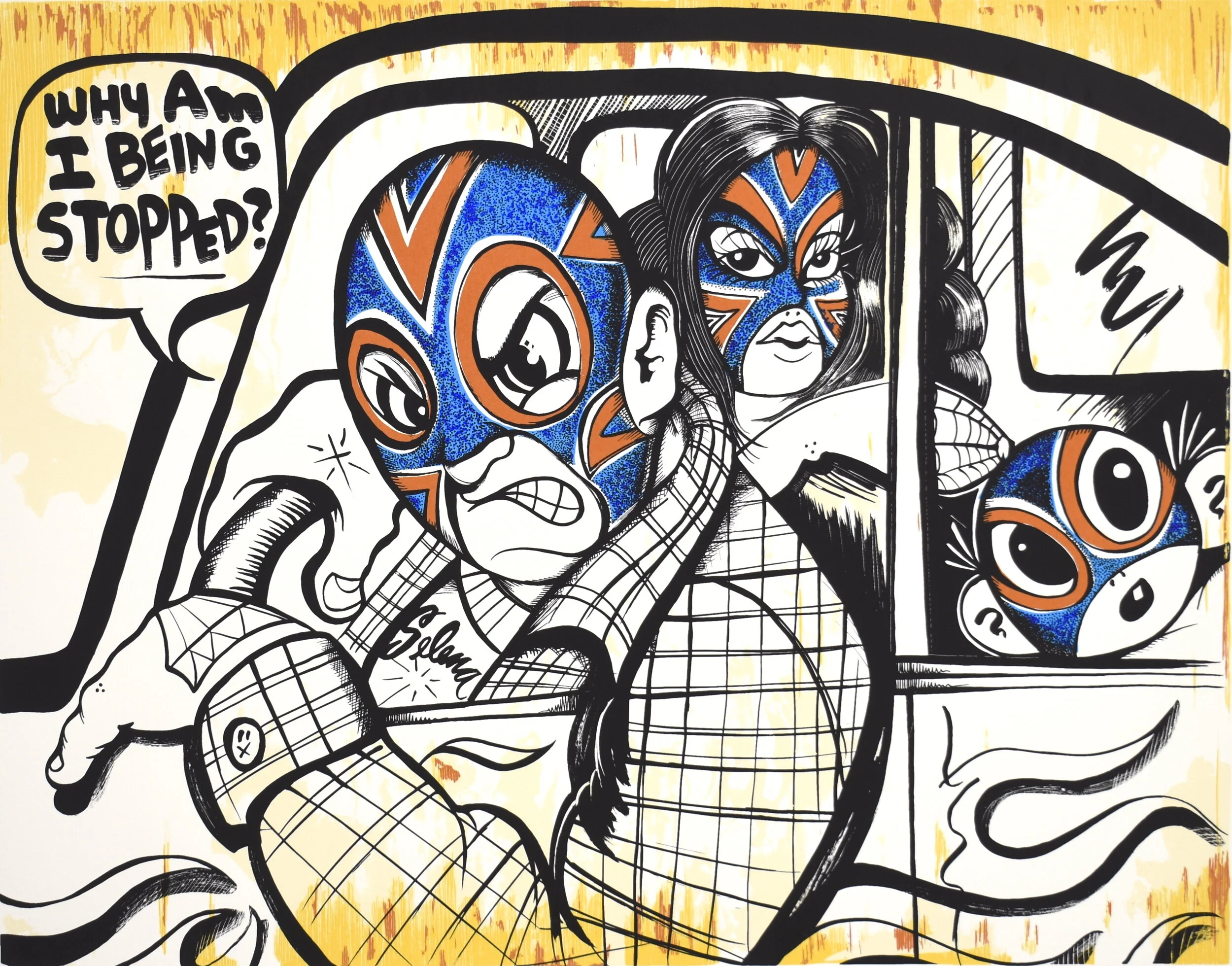 Melo Dominguez, F-1070, 2010 — Self Help Graphics & Art