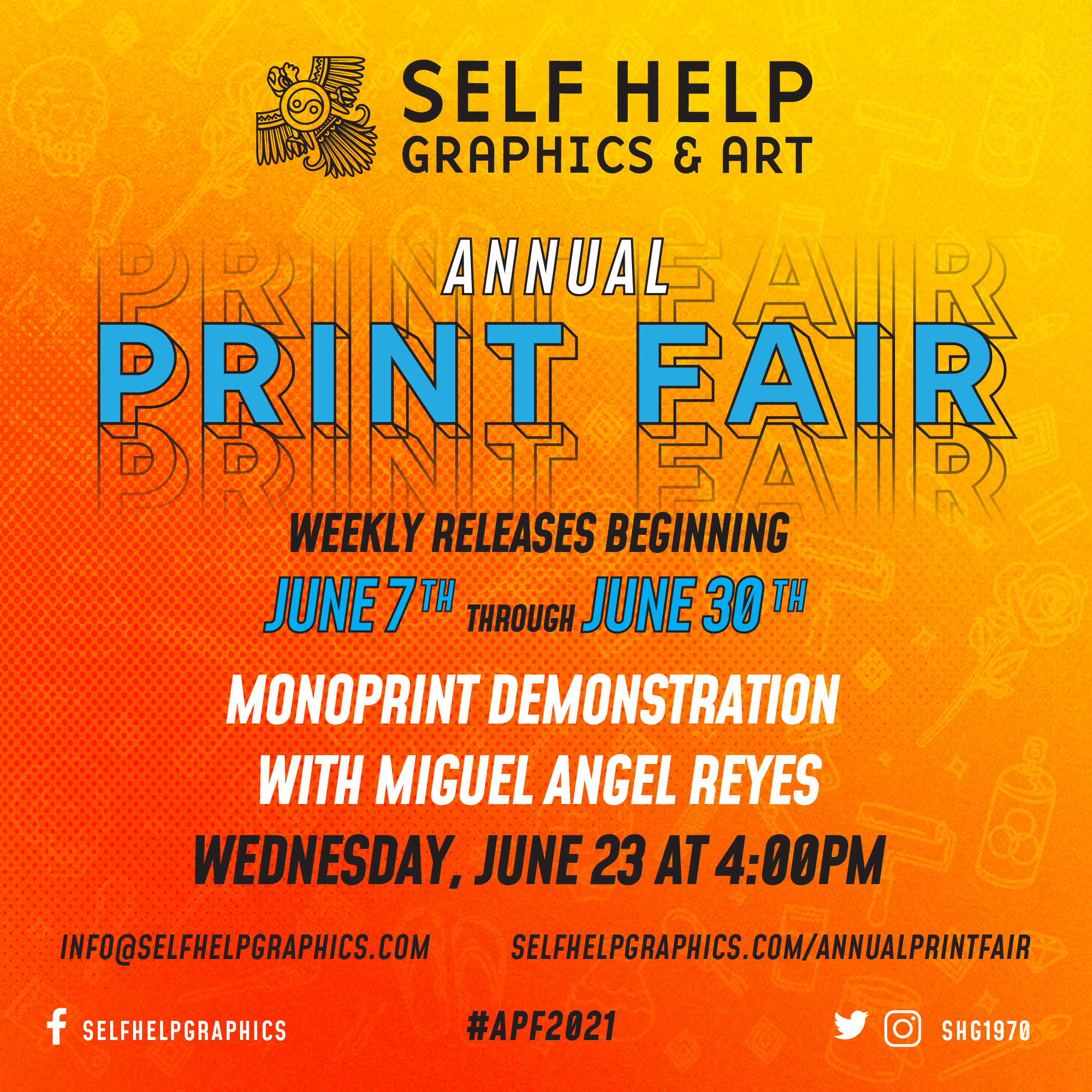 Monoprint Demonstration with Miguel Angel Reyes