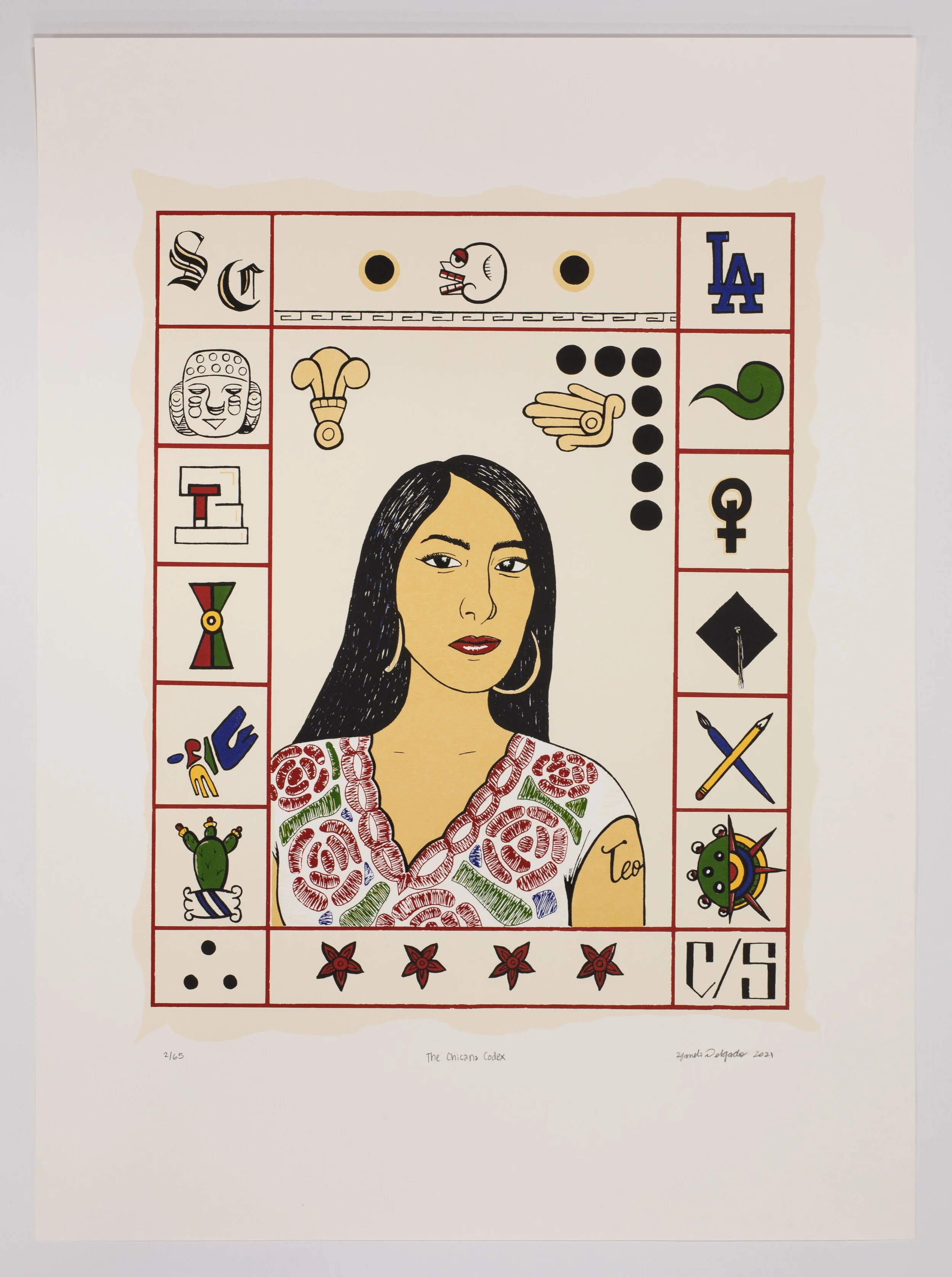Yaneli Delgado, The Chicana Codex, 2021