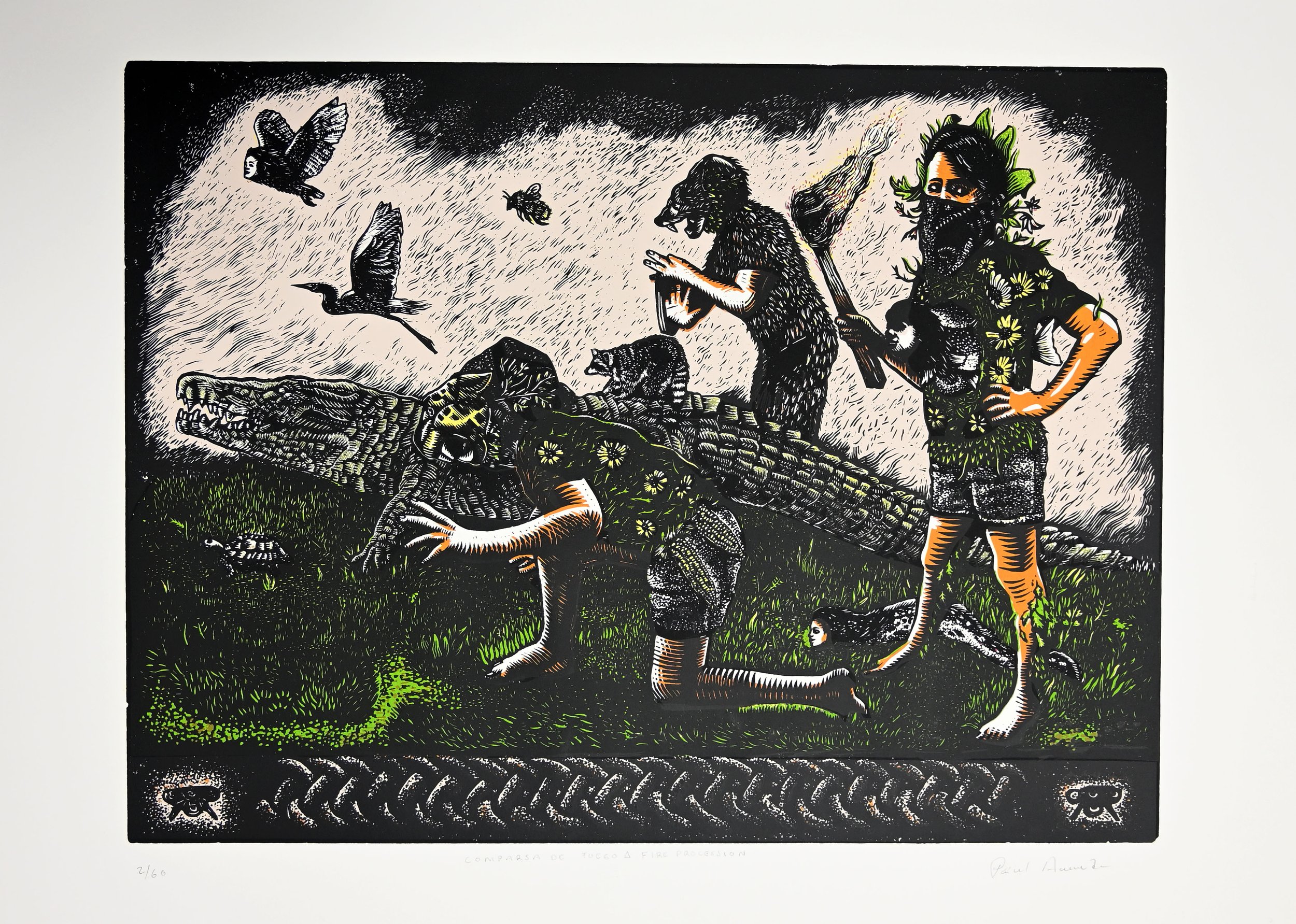 Pavel Acevedo, Comparsa De Fuego (Fire Procession), 2021