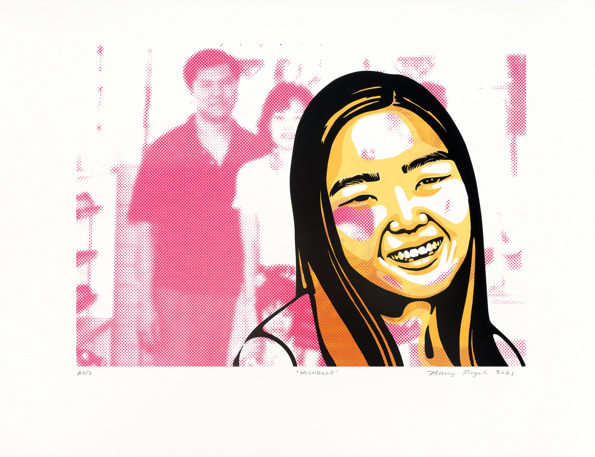 Conchas, Cappuccinos, and Crates - A Donut Kid World Drawn on Pink Boxes