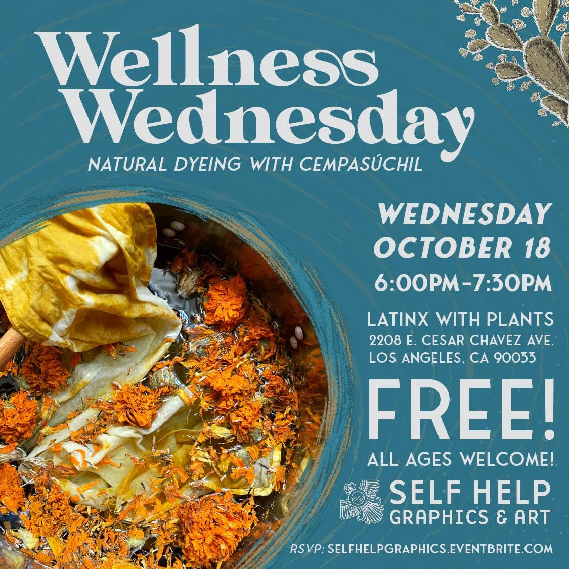 Wellness Wednesday: Dyeing with Cempasúchil