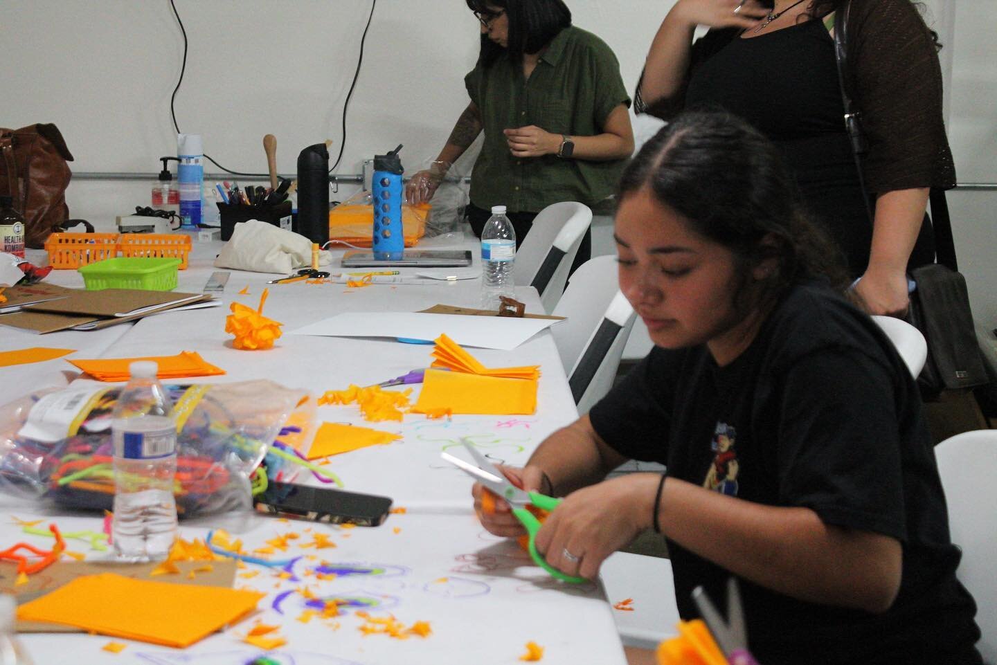 self help graphics youth are already preparing for the D&iacute;a de Los Muertos festival taking part November 4th, 2023. Please join us! 
@shg1970 for more information🌟🌟