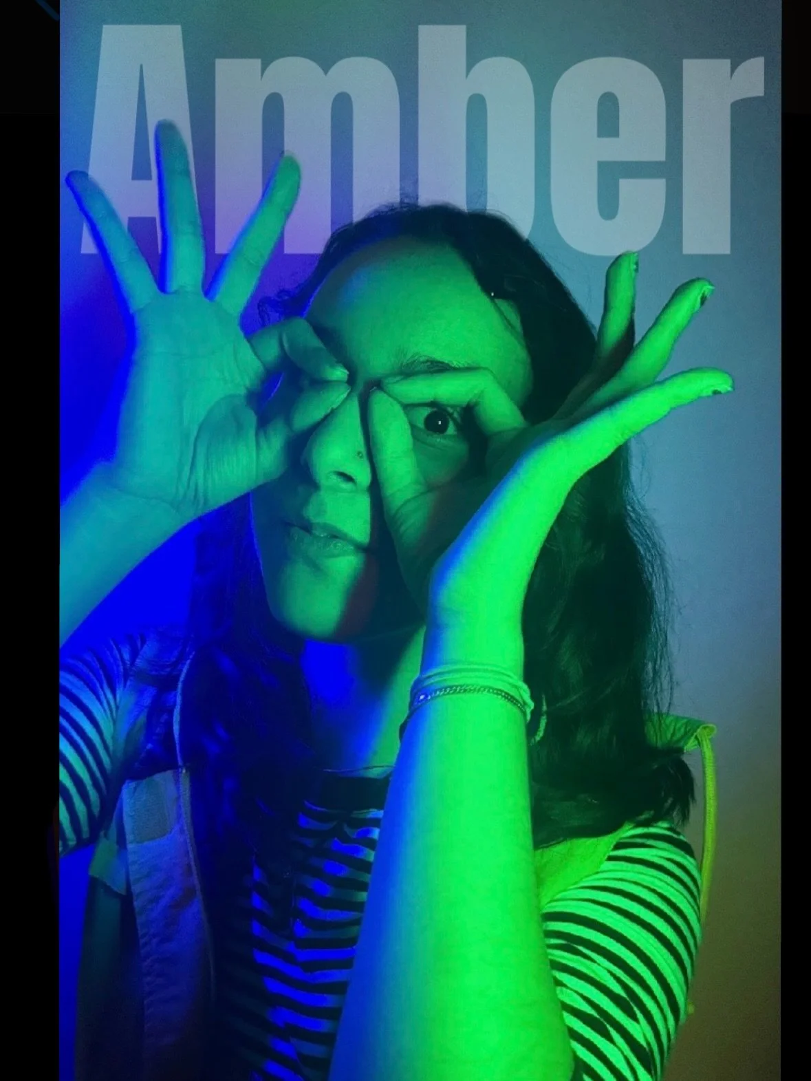 Hi my name is Amber Santos, I am 16 and currently attended the Los Angeles County High for the Arts in their visual arts department. My favorite musical artists are Kali Uchis, Bad Bunny, and Charli Xcx. My favorite visual arts medium is photography;