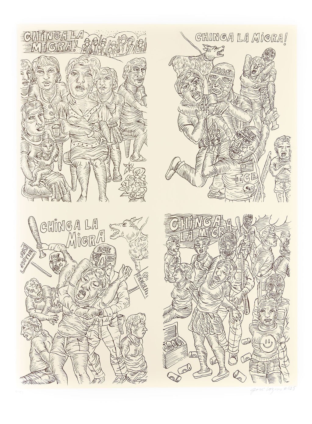 Jose Lozano  Chinga La Migra, 2025