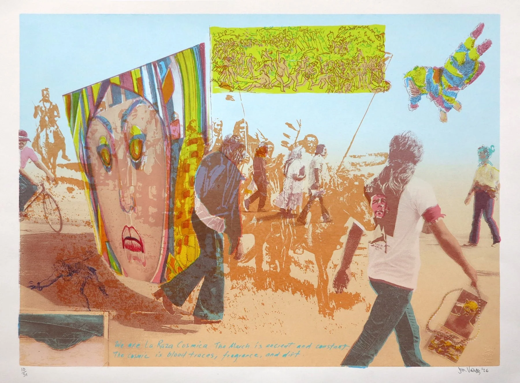 Chicano Gráfica Presents Fragrance and Dirt, a New Limited-Edition Serigraph by John Valadez