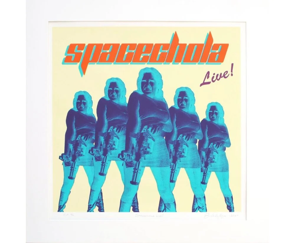 Sandra de la Loza, Spacechola Live!, 2012, Serigraph