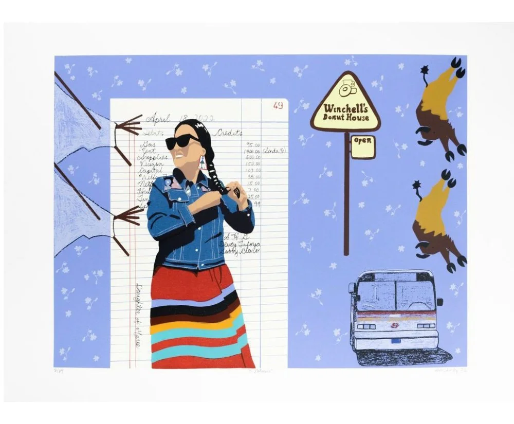 Avis Charley, Notions, 2022, Serigraph