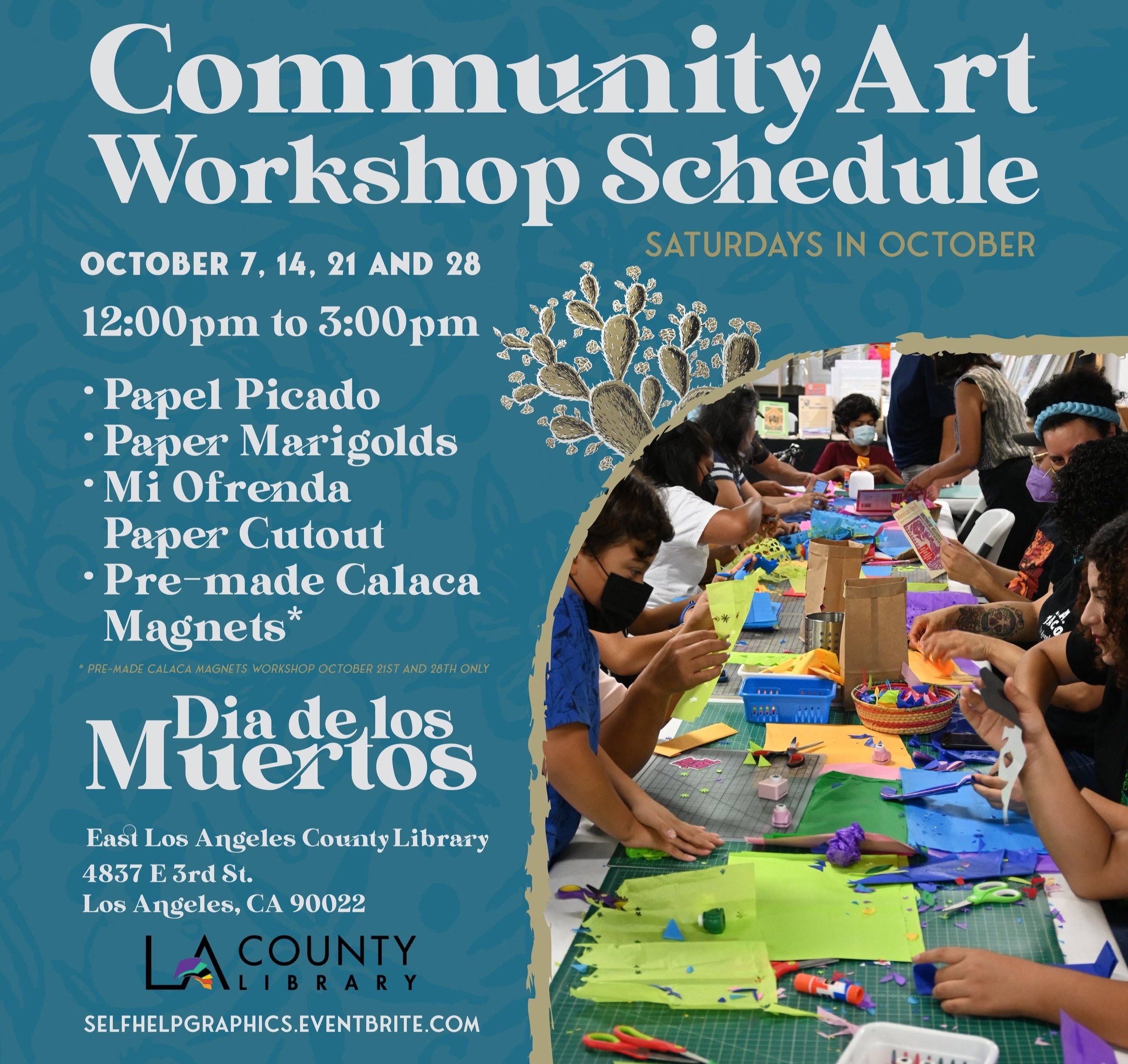 Día De los muertos Community Art Workshops