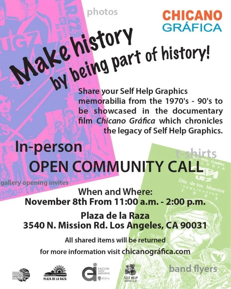 Chicano Gráfica: Open Community Call — Self Help Graphics & Art