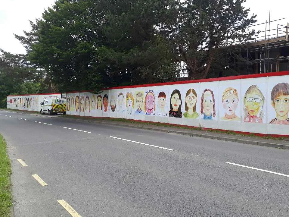 Big Heads up on the Hoardings