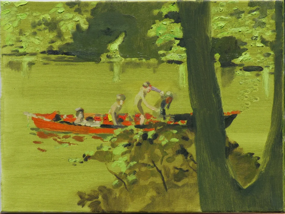 Mary’s Lake, oil on canvas, 35 x 25cm