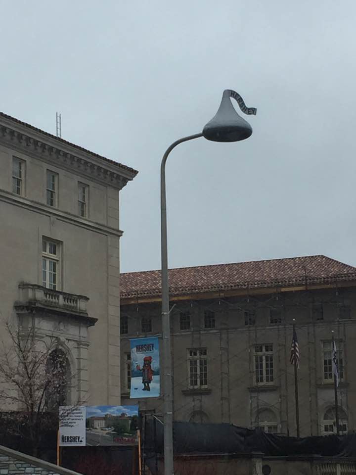   Interesting street lamps in Hershey, PA  