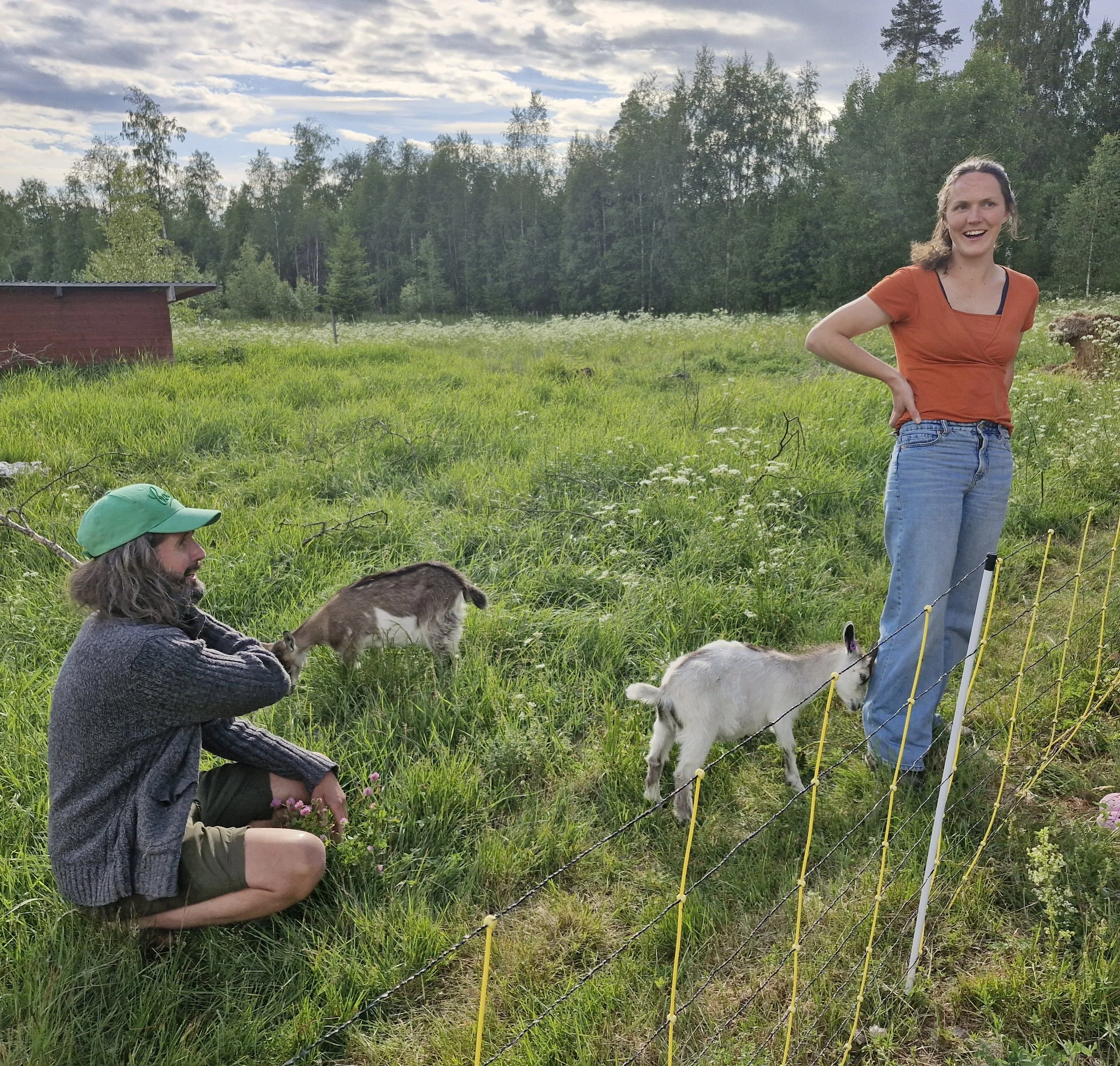 Lina from Mor Linas goat farm