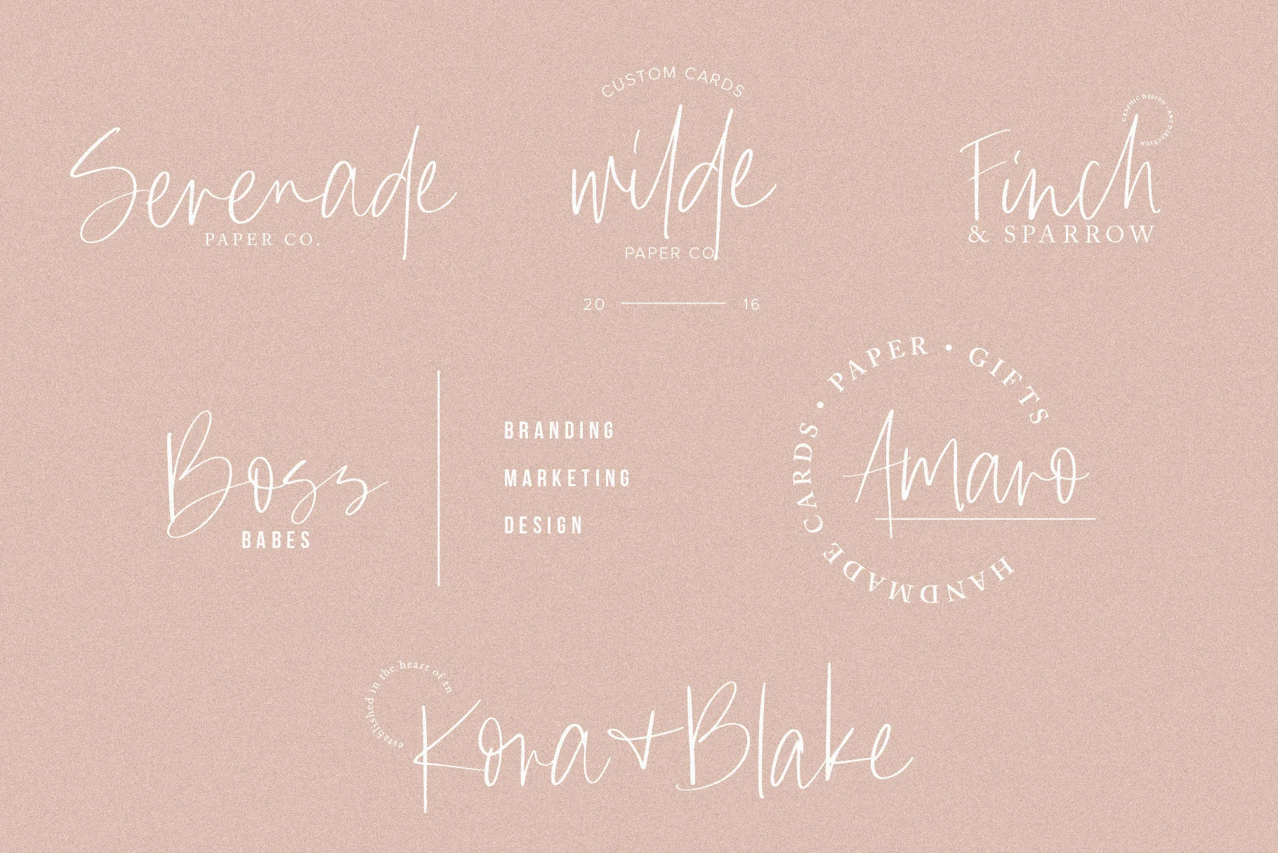 Copy of Amaro script font free logos logo templates