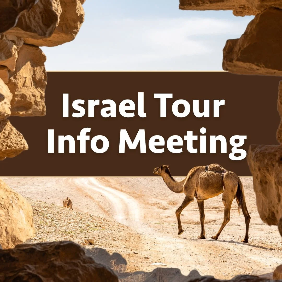 Israel Tour Informational Meeting
