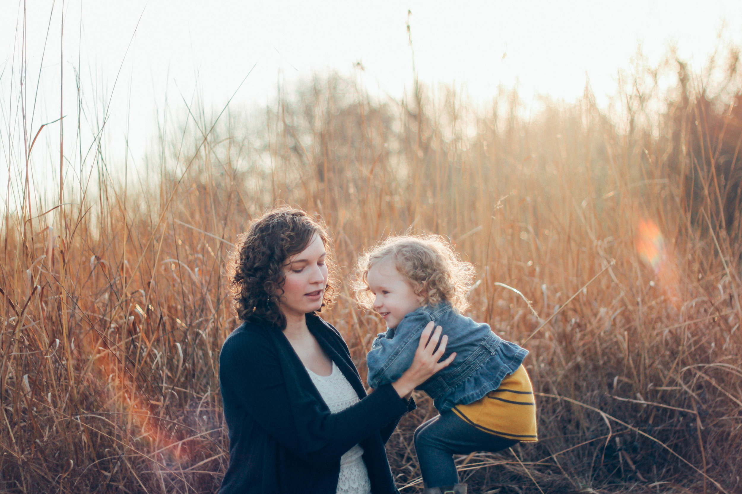 Mother in Tall Straw With Baby.jpeg