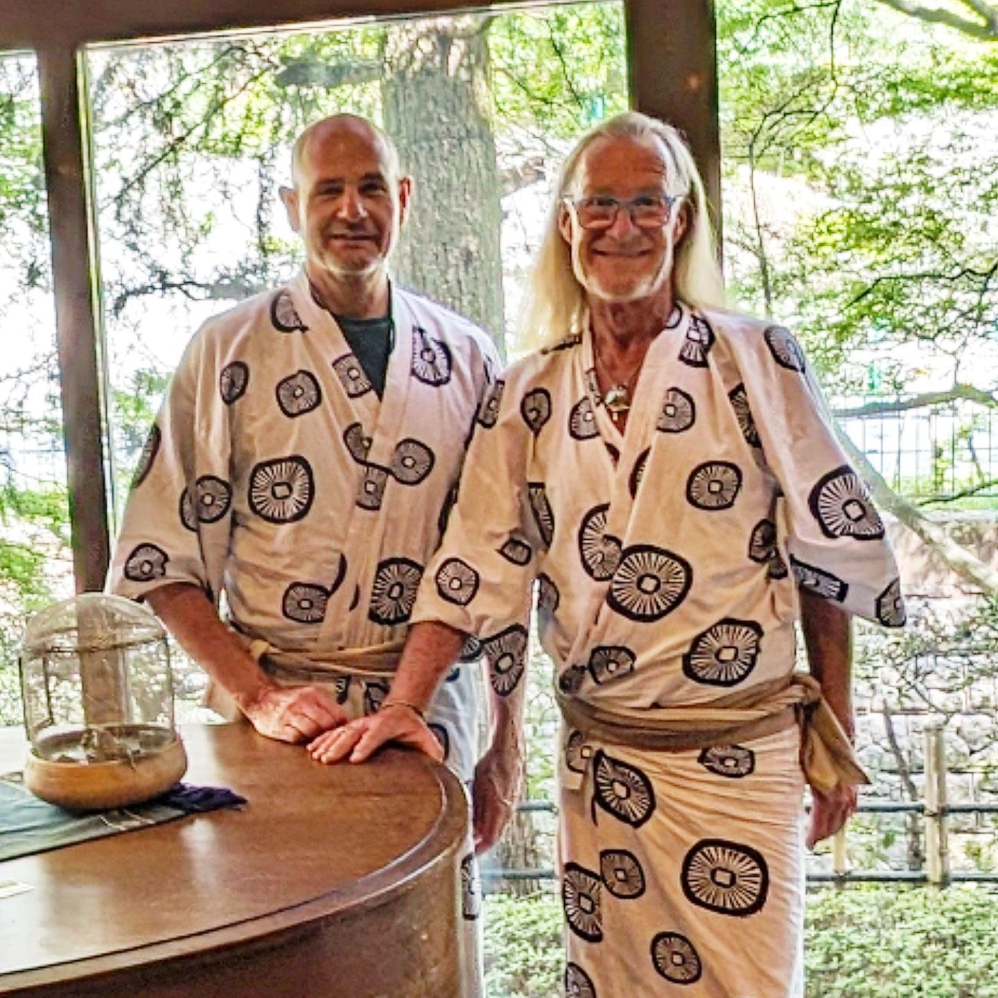 It's just what we needed &mdash; three nights in the spa retreat village of Arima, Japan! ❤️ The soothing, rich wooden interior of our accommodations, Tocen Goshoboh, invited us to soak in the healing waters.  Three times a day! It's rather famous da