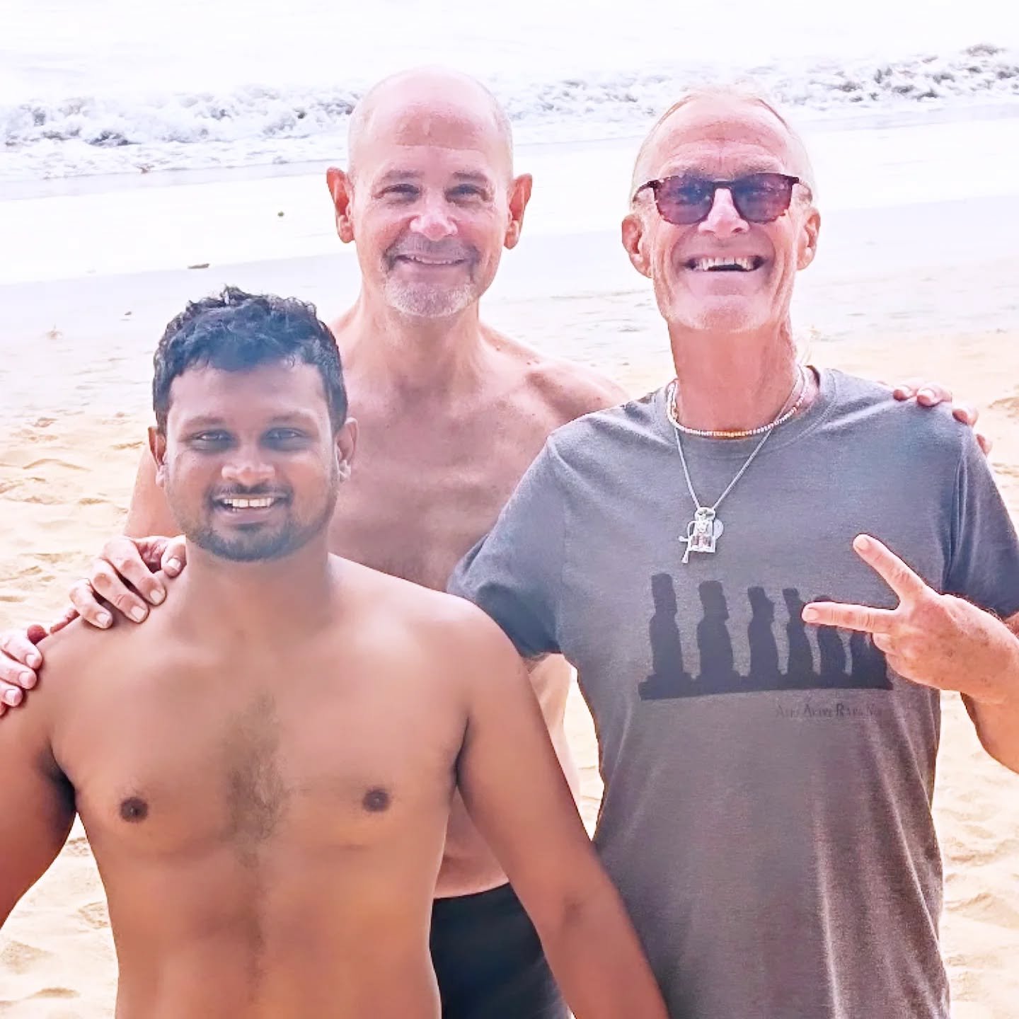 This beautiful Sri Lankan beach is the best! ❤️ It's our water healing hideout.💦🌊💦 Nilaveli Ocean Condos is such a well managed  property and the attentive staff all remembered us from our visit last year. #oceanfront #hotelreview #lgbttravel #con