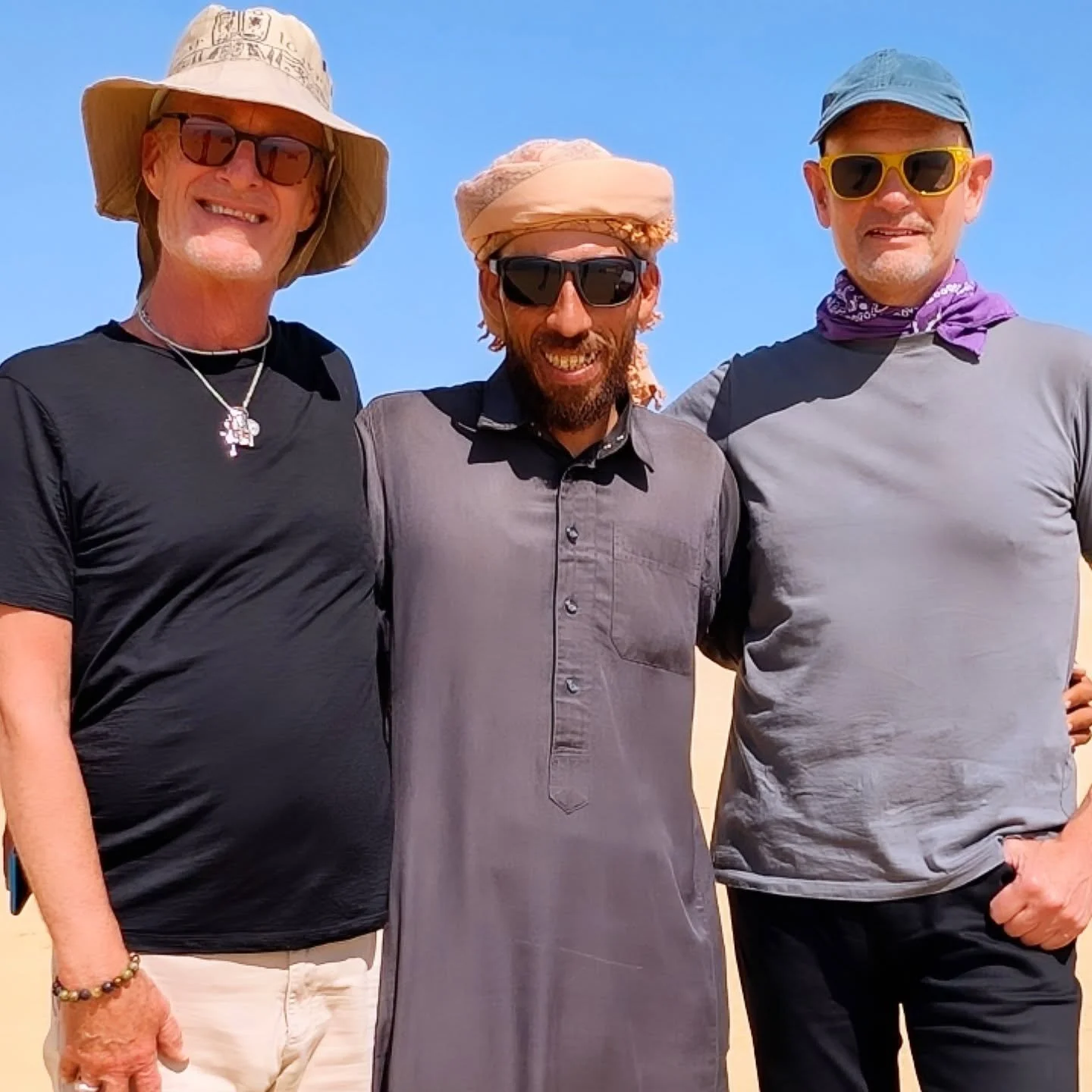 Buckle up!! 😂😂
What a great day in Egypt's Fayoum oasis with Mahmoud our fun 4x4 driver as we explored the Wadi El Rayan National Park. Along with our Cairo driver, he took us into the desert of the Bedouin people where we visited lakes and beautif
