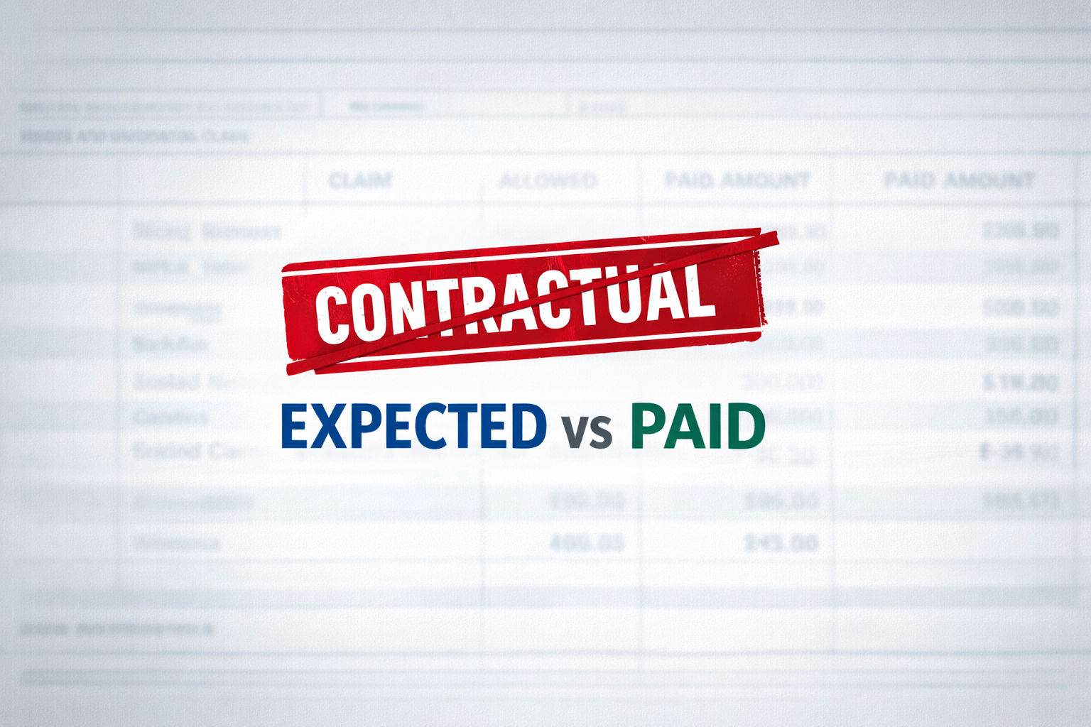 Stop Calling It “Contractual”: A Simple Adjustment Tracking System That Finds Real Money