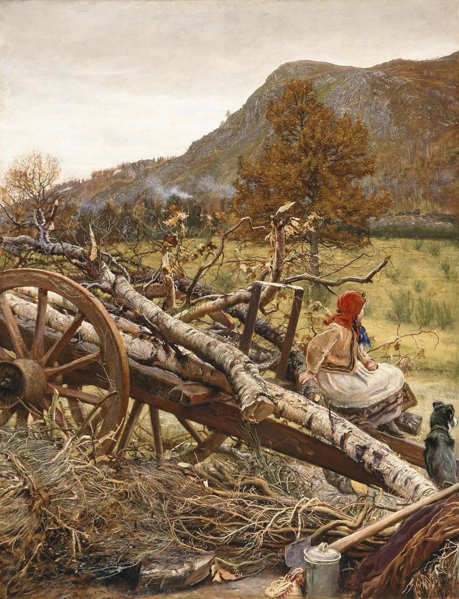 John Everett Millais Winter Fuel 1873 © Manchester City Galleries