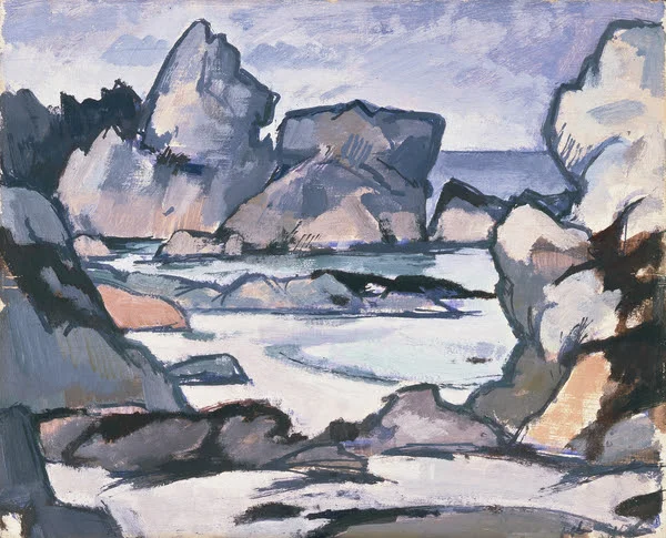 Rocks at Iona, Samuel John Peploe © Manchester City Galleries