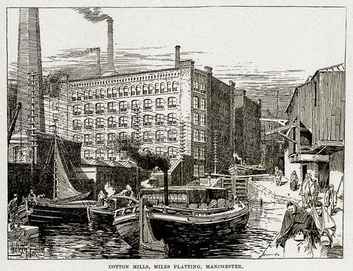 Cotton Mills, Miles Platting, Manchester / credit: Look and Learn