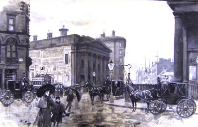 The Gentlemen’s Concert Hall , Peter Street by Henry Edward Tidmarch / credit: Manchester City Galleries