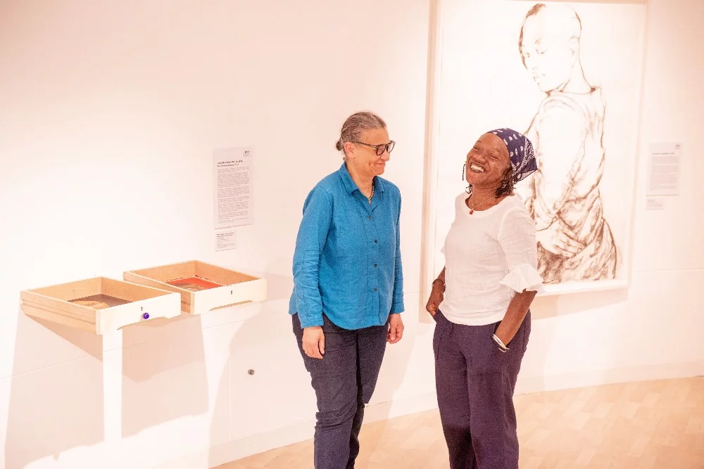 Lubaina Himid and Claudette Johnson ©Muddy Stillettos