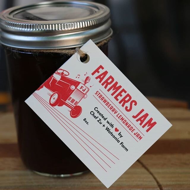 Summer may be here but we've got the taste of spring! 🍓🍋Strawberry Lemonade Jam by Chef Zu of @kingsapron with 🍓from @ecosystemfarm and @watsoniafarms. Get this delicious jam while supplies last!! Every jar you purchase will help us plant fruit tr