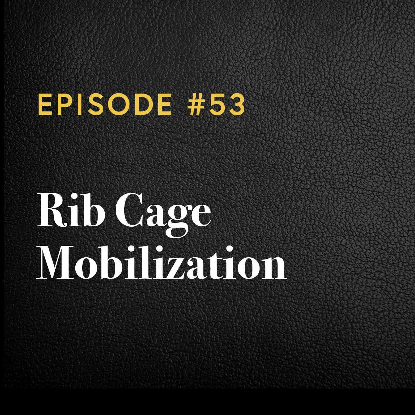 Episode #53: Rib Cage Mobilization 