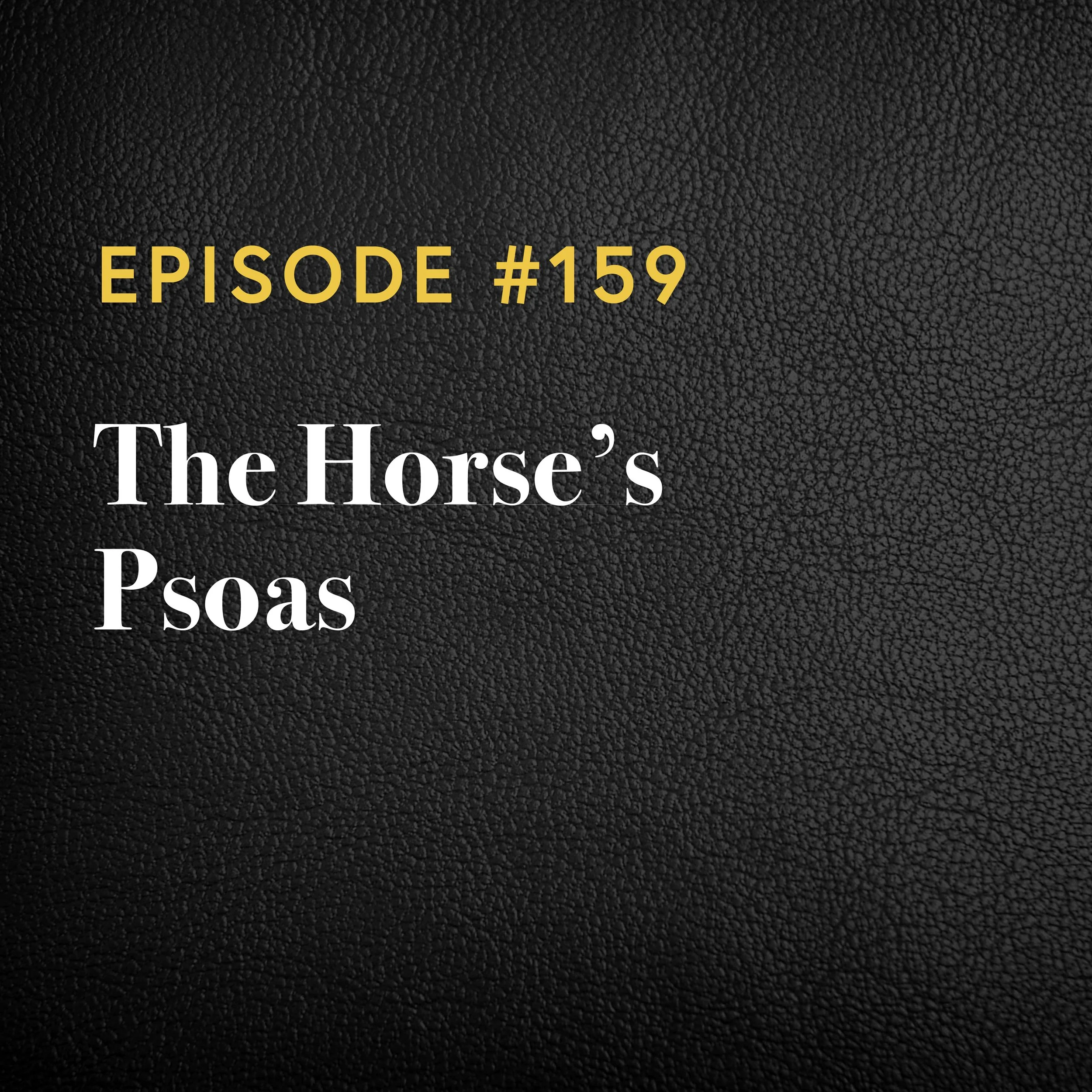 Episode #159: The Horse's Psoas