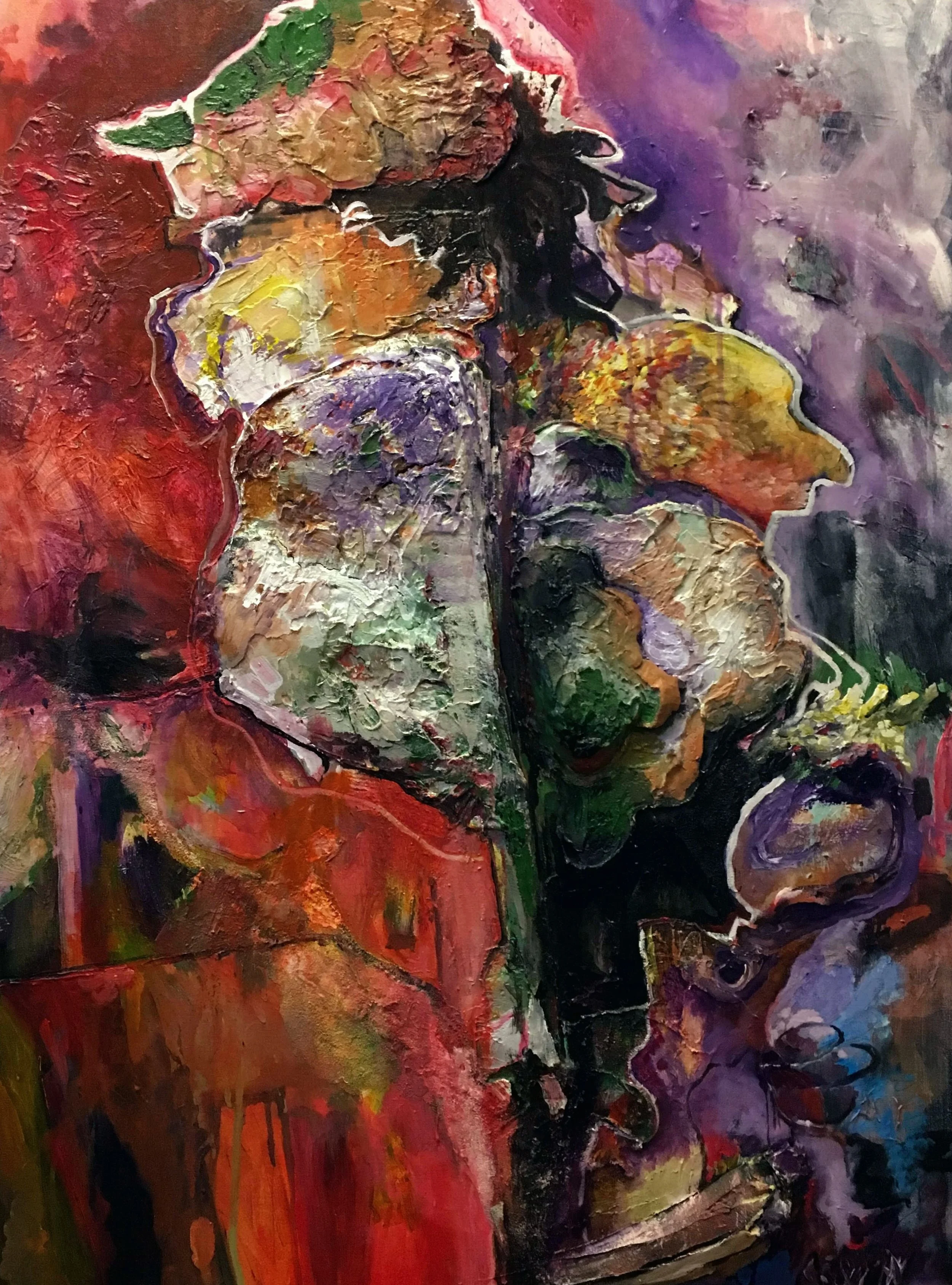 Vibration series (vibrant topography)
