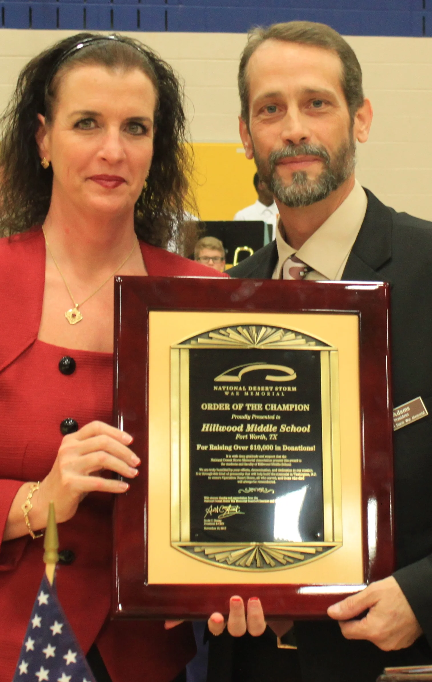 Order of the Champion Plaque from Bob Adams with NDSWM.jpg