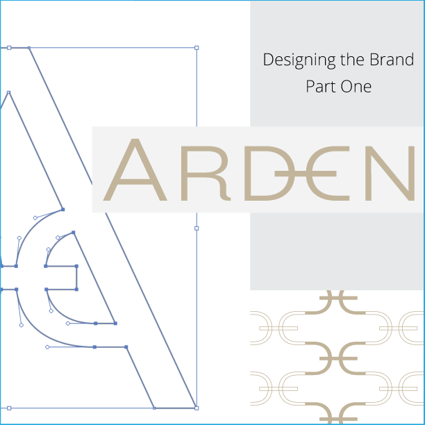 Designing the ARDEN brand by © 2017 The Curated Estate