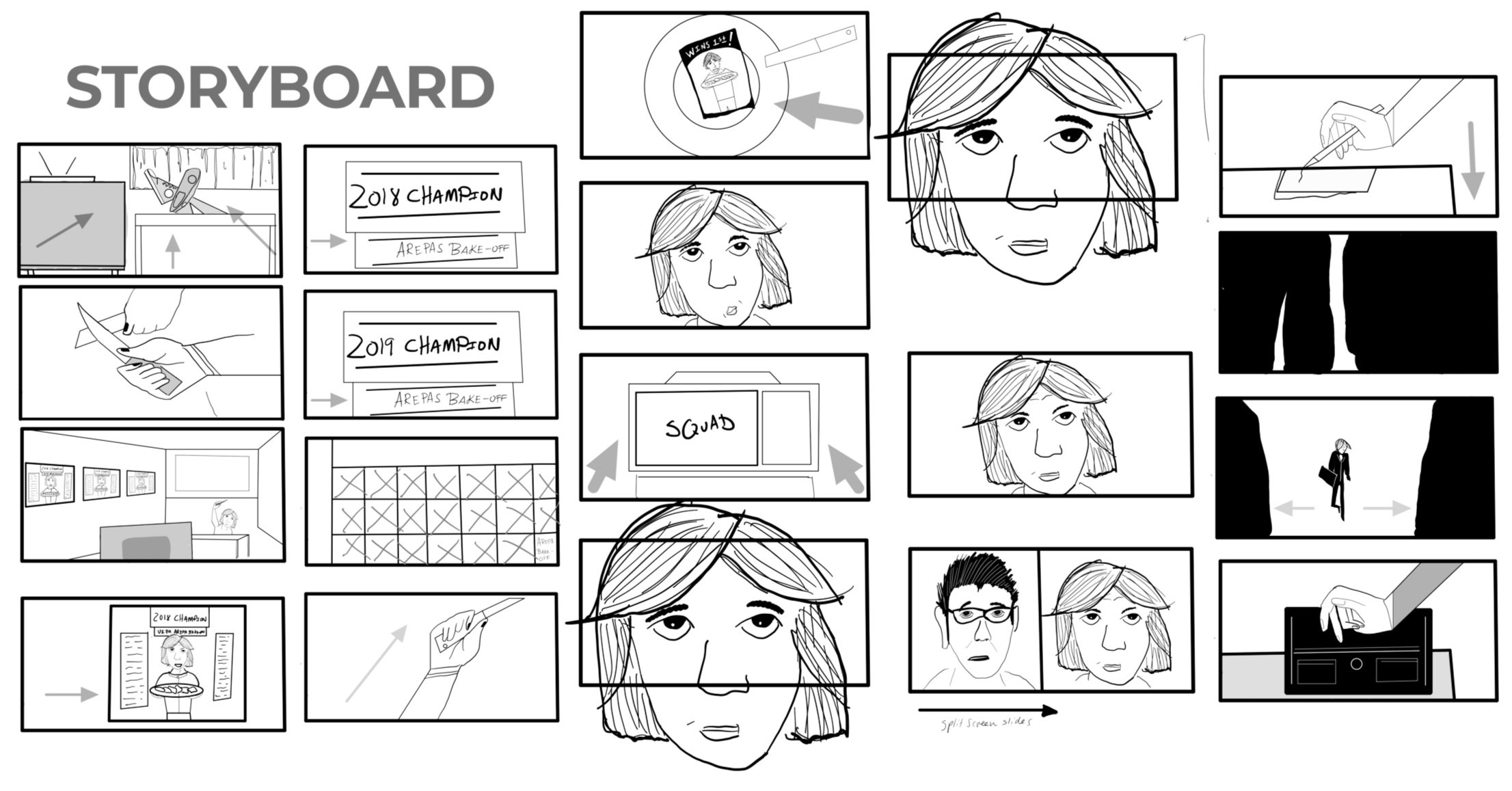 Señora Squad: Storyboard