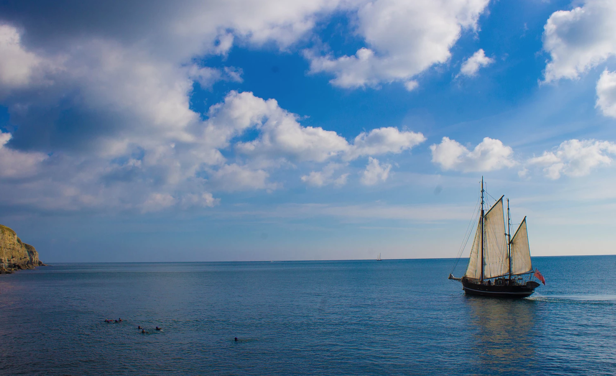 This is the boat we are going to sail with (image is taken of the moonfleet adventure sailing website.)